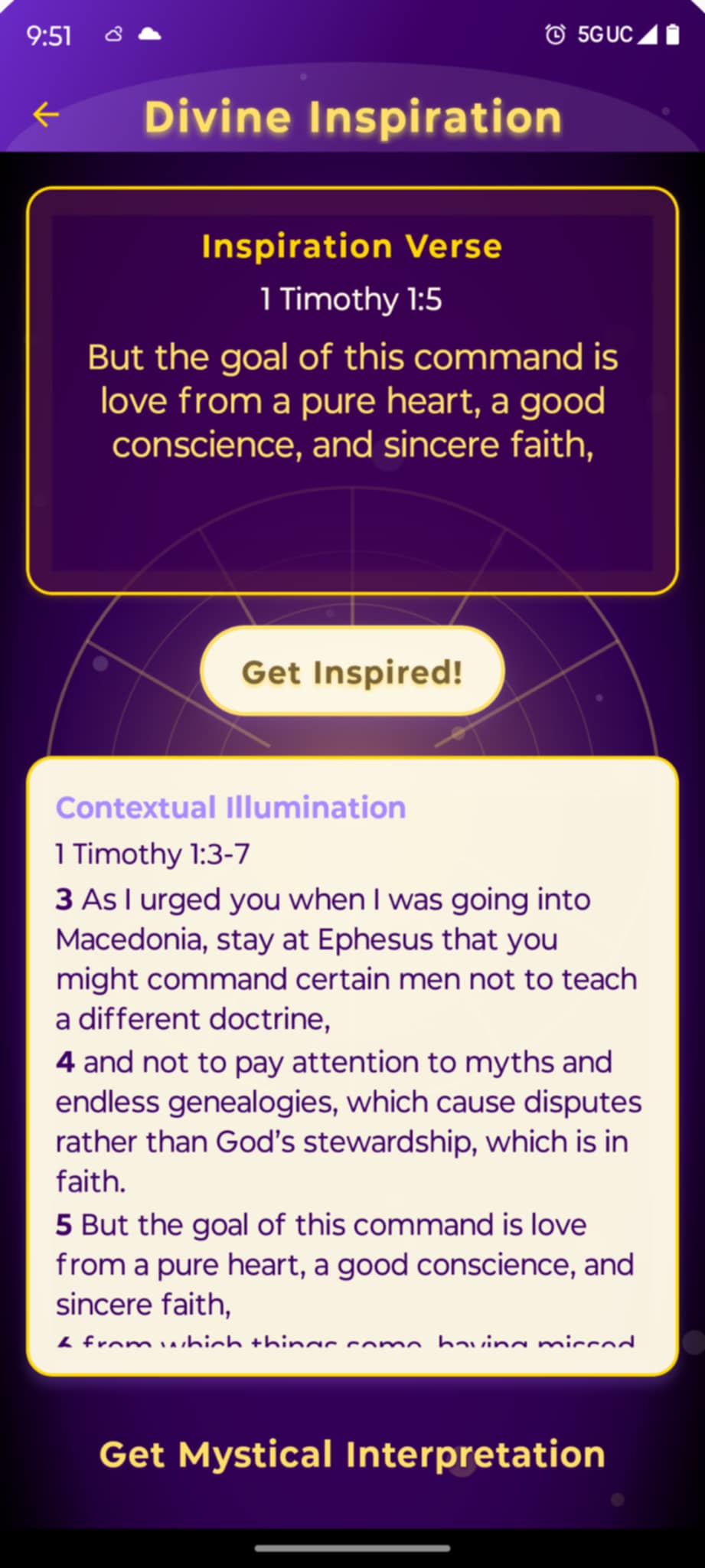 Sacred Sounds music section